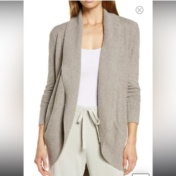 Barefoot Dreams Sweaters - Barefoot Dreams CozyChic Lite Open Cardigan Size Small Oversized Women's